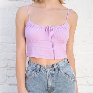 {SOLD ON DEPOP} Brandy Melville Pink Jennifer Top🌸